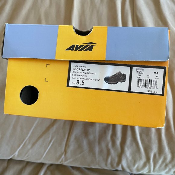 Avia mens hiking shoes A6079MEJX Sz 8.5 New in Box - Picture 2 of 2